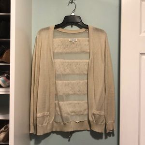 Cream cardigan